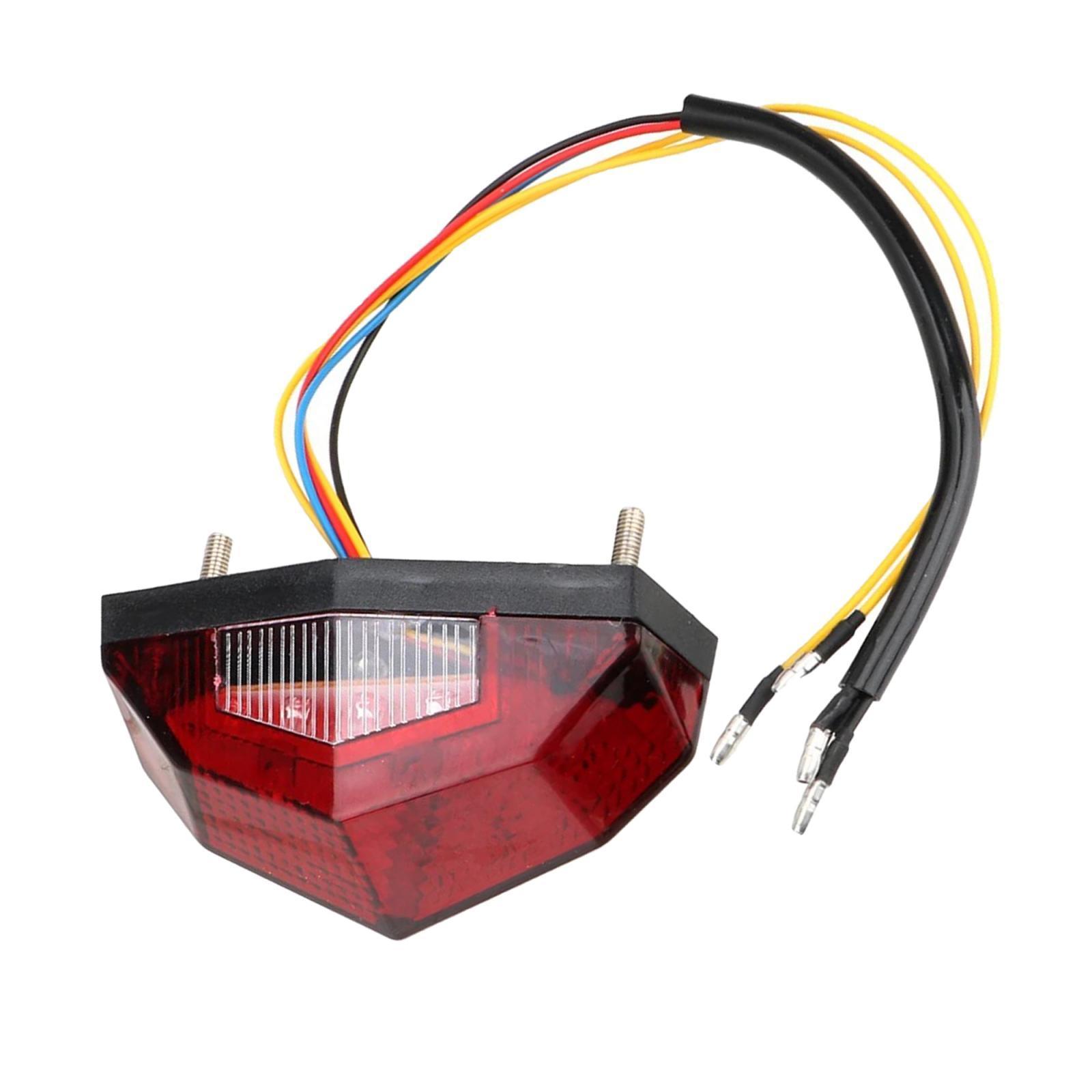 Universal Motorcycle LED Rear Tail Light Brake  Motorbike Lamp