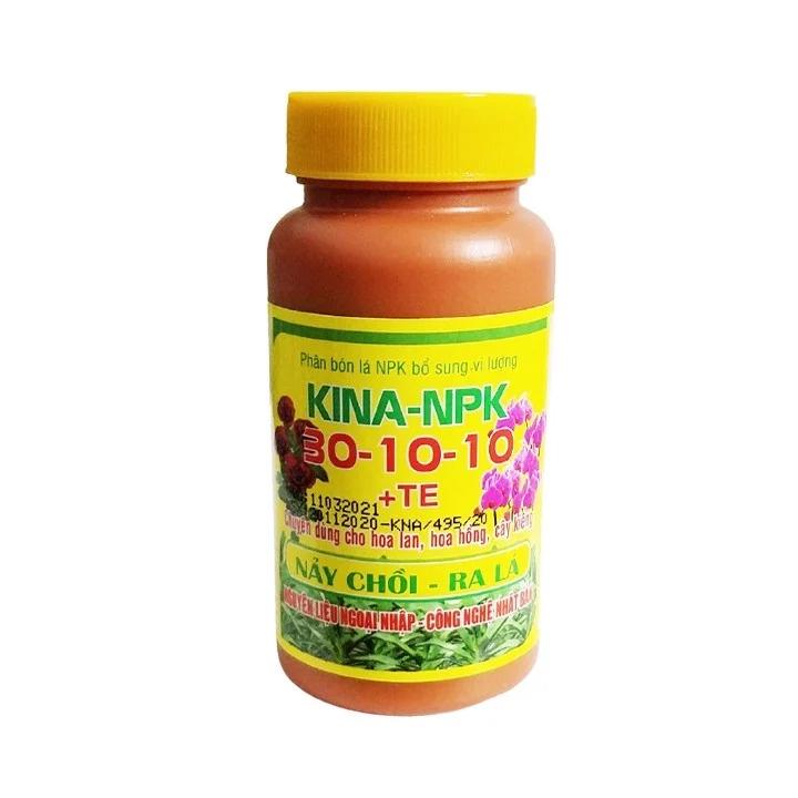 KINA 30-10-10+TE NẢY CHỒI RA LÁ HỦ 100GR