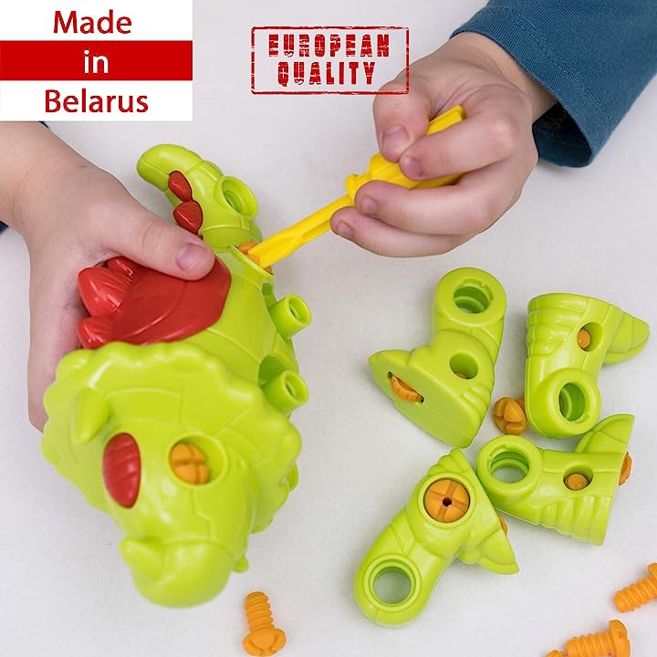 Bộ Đồ Chơi Lắp Ráp Khủng Long 3 Sừng Triceratops 32 Chi Tiết – Polesie Toys