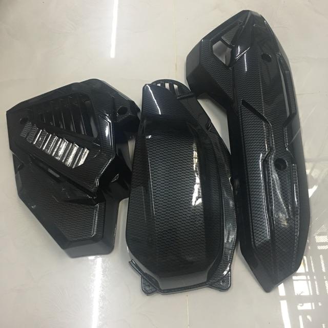 Chụp ốp pô, lọc gió, pô e Carbon dành cho AirBlade 2016-2019