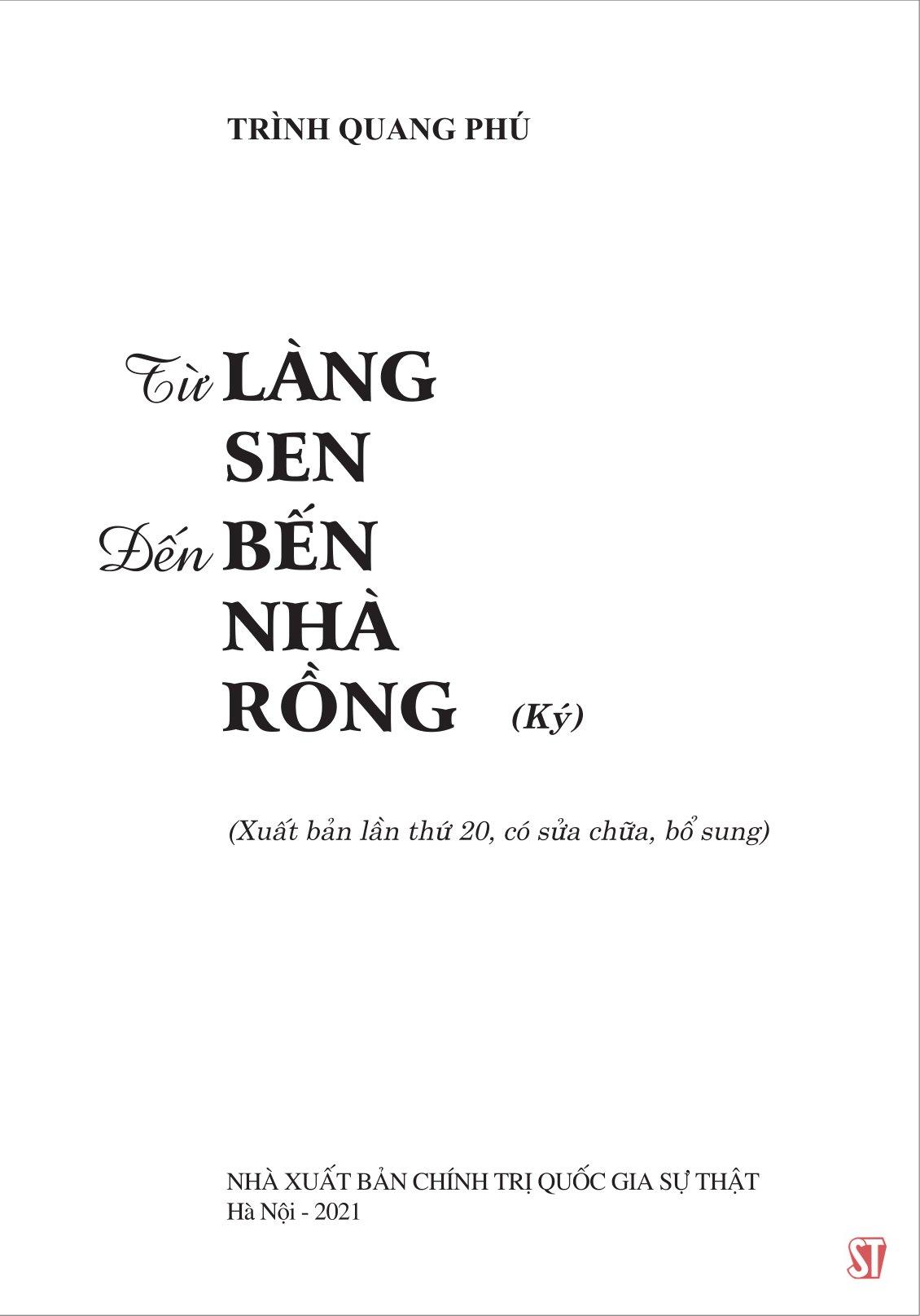 Từ Làng Sen Đến Bến Nhà Rồng