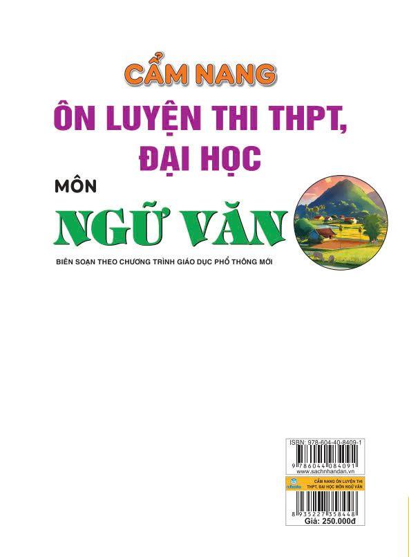 Sách - Câm Nang Ôn Luyện Thi THPT, Đại Học - Môn Ngữ Văn