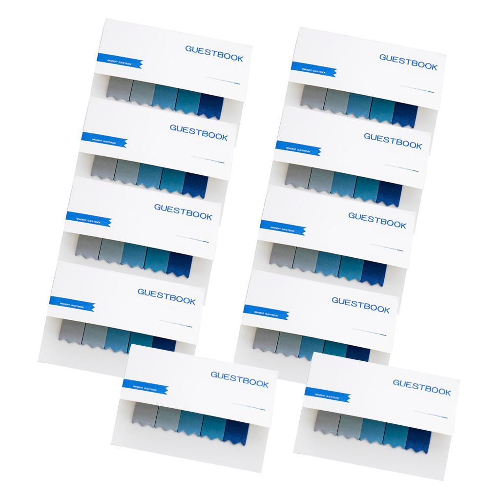 Tag Divider Sticky Notes, 2X Sticking Power, 4.7 in x 3.3 in, 10 Pads, 100 Sheets/Pad, Cabinet Pack