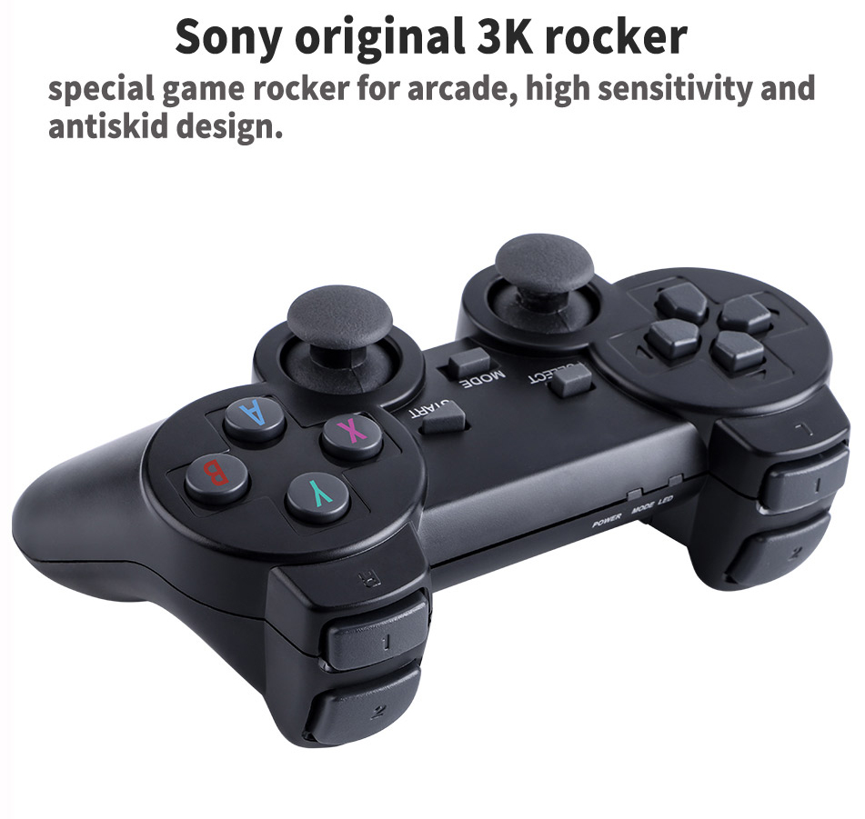 Hình ảnh Máy chơi game điện tử 4 nút tay cầm không dây GAME STICK 4K ULTRA_HD Joystick 360 - 2 người chơi - kết nối TV 4K - Thẻ SD 32G +3000 games -Game console thiết bị game mượt ( HDMI ) - Tặng cáp chuyển HDMI