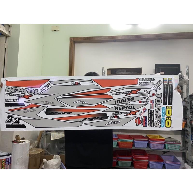 Tem rời dành cho xe WINNER X ĐEN