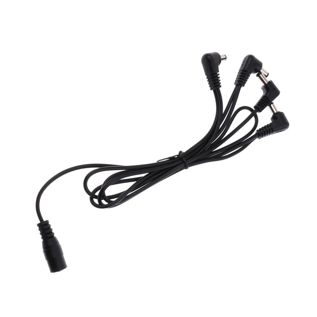 Practical Guitar Effects Power Supply 1 to 4 DC Black 30cm