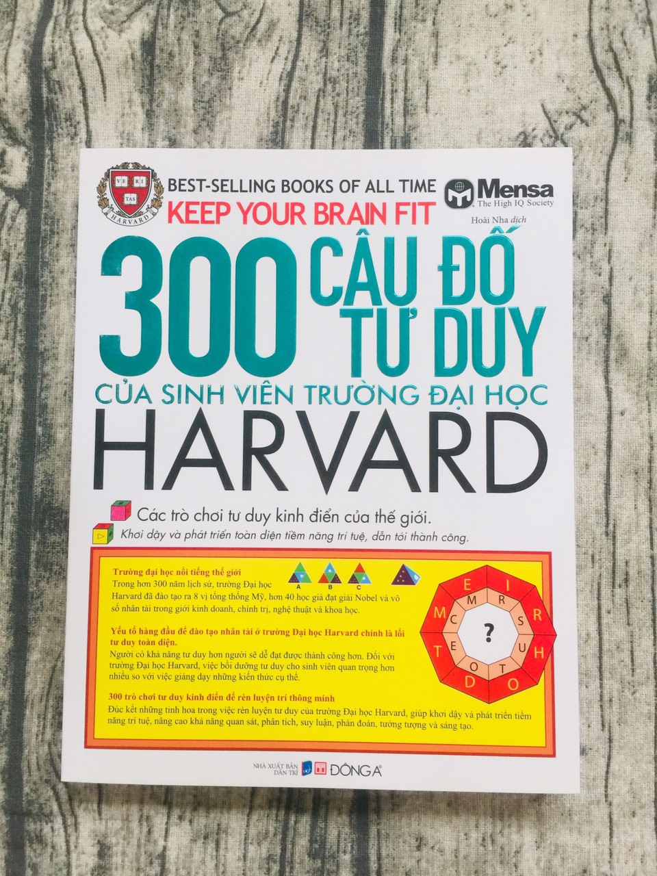 Combo 300 Trò Chơi Tư Duy Của Sinh Viên Trường Đại Học Harvard và 300 Câu Đố Tư Duy Của Sinh Viên Trường Đại Học Harvard