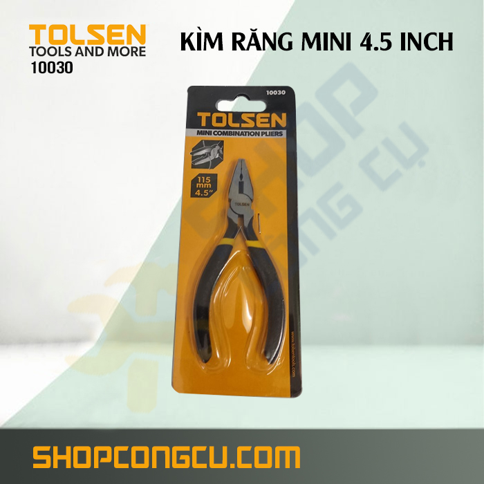 Kìm răng mini 4.5 inch Tolsen 10030