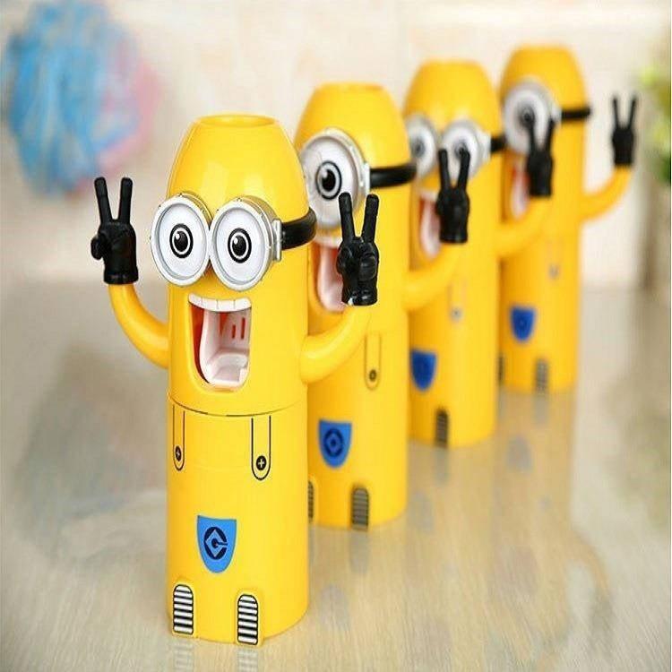 BỘ NHẢ KEM ĐÁNH RĂNG MINION SIÊU CUTE, DỄ THƯƠNG - Gutyhome