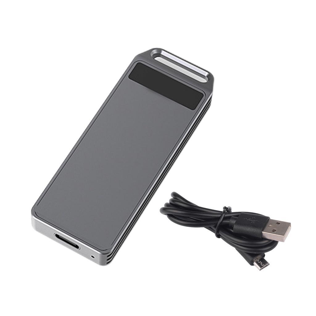 Xia| Hộp Đựng Ổ Cứng HDD Mini NGFF / SATA Sang USB 3.1 Màu Trơn