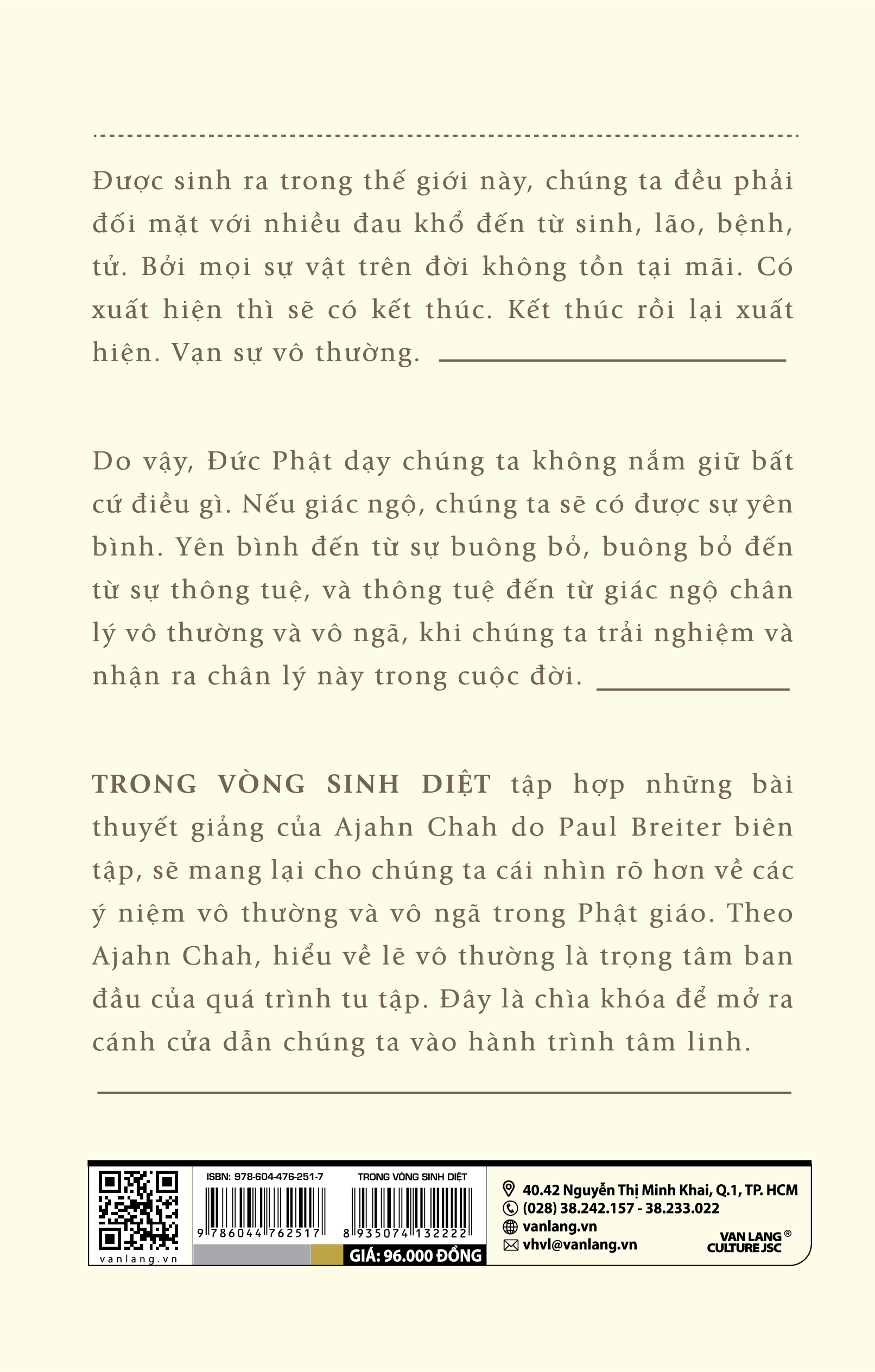 Trong Vòng Sinh Diệt - Tái Bản 2023 - Vanlangbooks