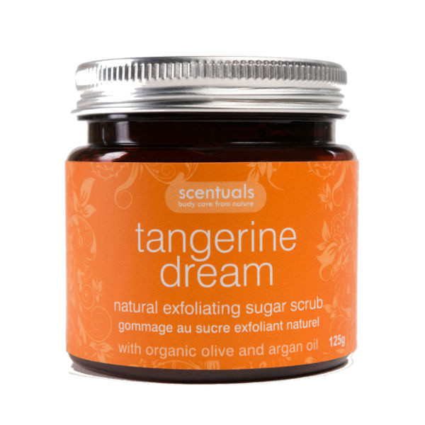 Tẩy Tế Bào Chết Quýt Tangerine Dream Natural Exfoliating Sugar Scrub Scentuals (125g)