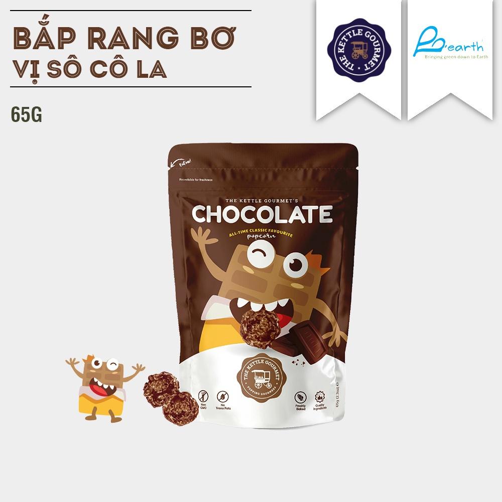 BẮP RANG BƠ VỊ SÔ CÔ LA THƯƠNG HIỆU THE KETTLE GOURMET - CHOCOLATE POPCORN 65G / BỊCH