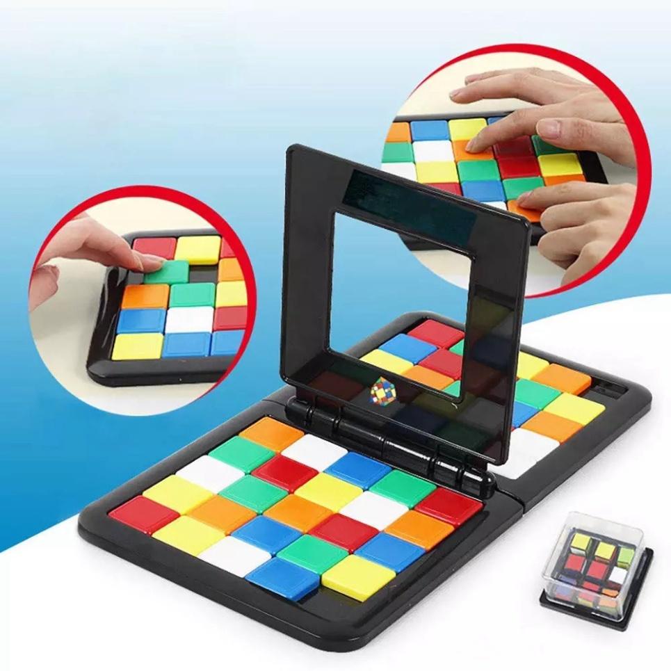 (SIÊU BIẾN THỂ) Rubik Bộ trò chơi Magic block game/ Rubik race đối kháng 2 người hot TIK TOK