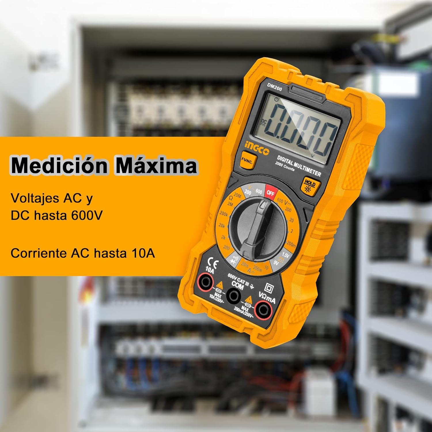 ĐỒNG HỒ ĐO ĐIỆN VẠN NĂNG INGCO DM200 - HÀNG CHÍNH HÃNG