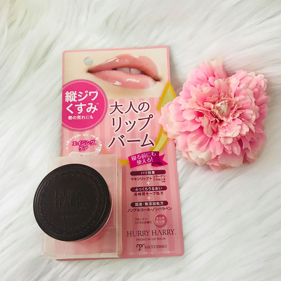 Son Dưỡng Mềm Miịn, Bóng Môi, Chống Khô Nứt Nẻ, Ngăn Ngừa Thâm Môi Hurry Harry Premium Lip Balm Từ Nhật Bản Hũ 6gr