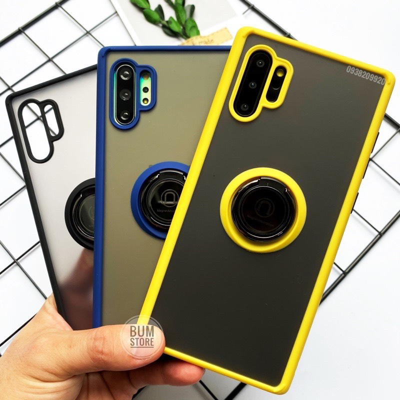 Ốp Lưng Chống Sốc Đính Iring Cho Samsung Note 10 Plus / Note 10 / Note 9 - BUM STORE GALAXY CASE