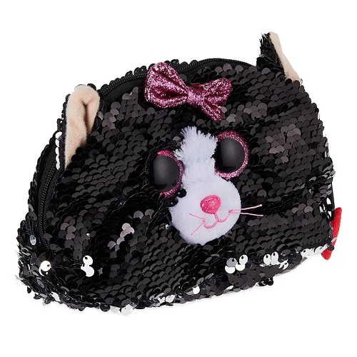 Ví cầm tay thời trang mèo Kiki sequin TY 95820