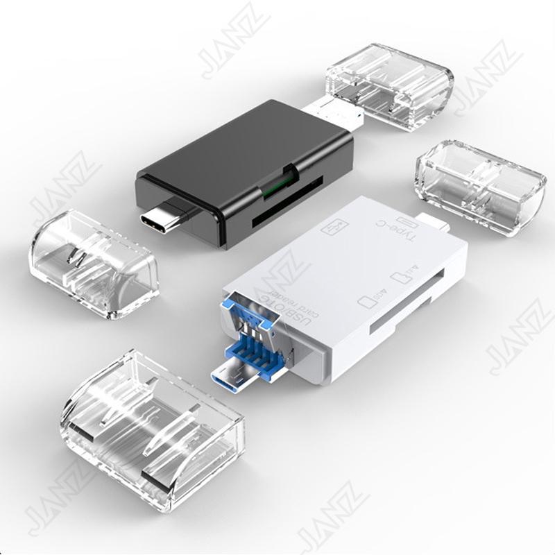 Đầu Đọc Thẻ Nhớ OTG Micro USB/Type-C/SD/TF Card/USB2.0
