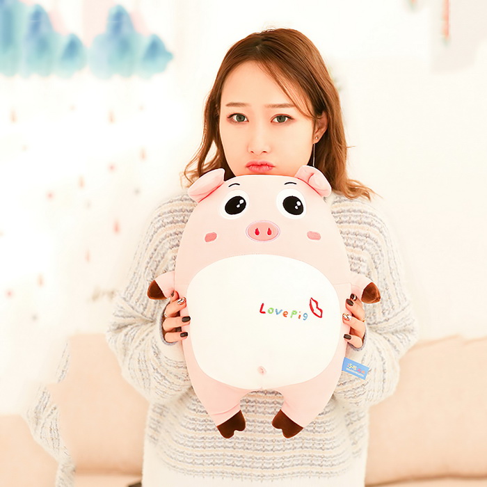 Gấu bông heo LOVE PIG cute 40cm TNB219 Mẫu 2, Heo bông ngộ nghĩnh đáng yêu