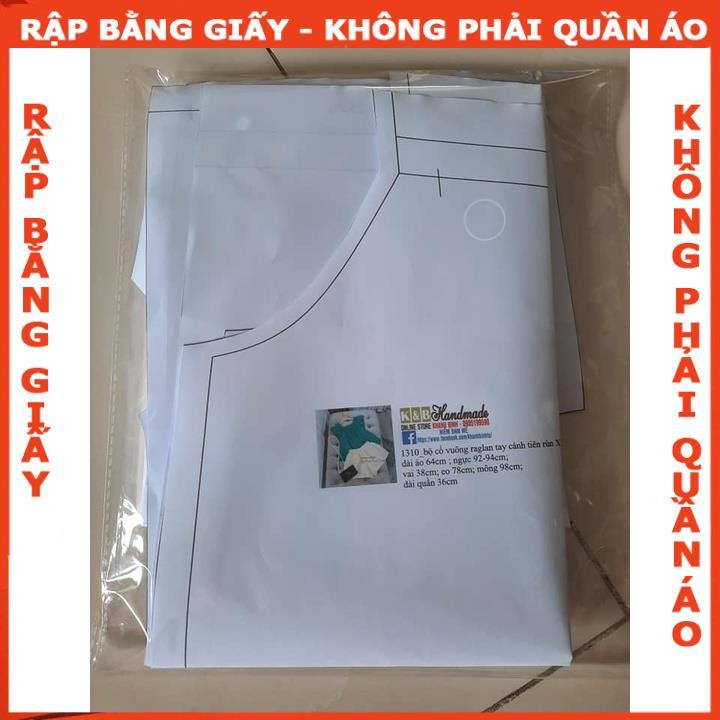 Rập giấy A0 đầm tay dài thắt nơ cổ mã 1283 (BẢN VẼ)
