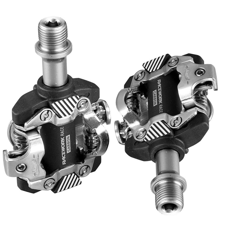 Bàn đạp xe đạp RACEWORK  MTB leo núi Vòng bi kín không kép siêu nhẹ SPD 9/16 inch