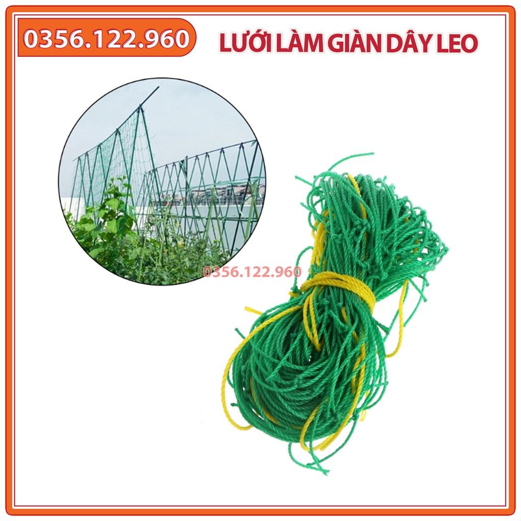 Lưới cước làm giàn leo bầu, bí, mướp, dưa - 0,9m x 1,8m