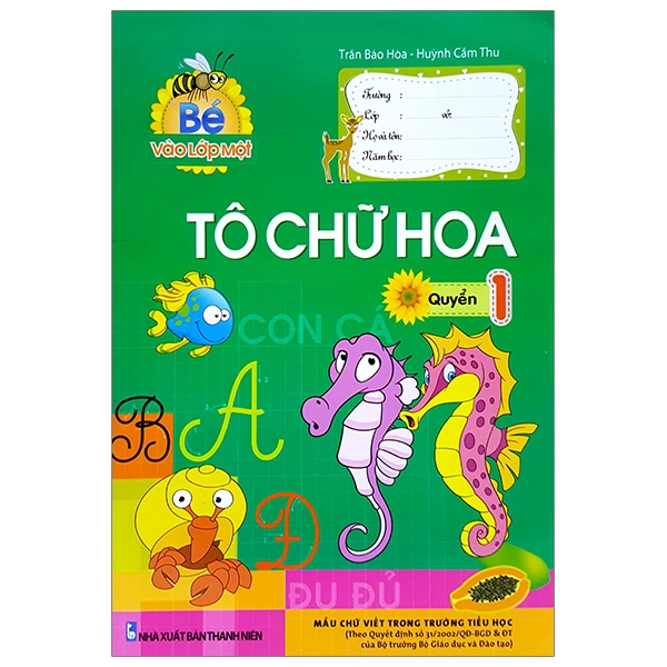 Bé Tập Tô Chữ Hoa