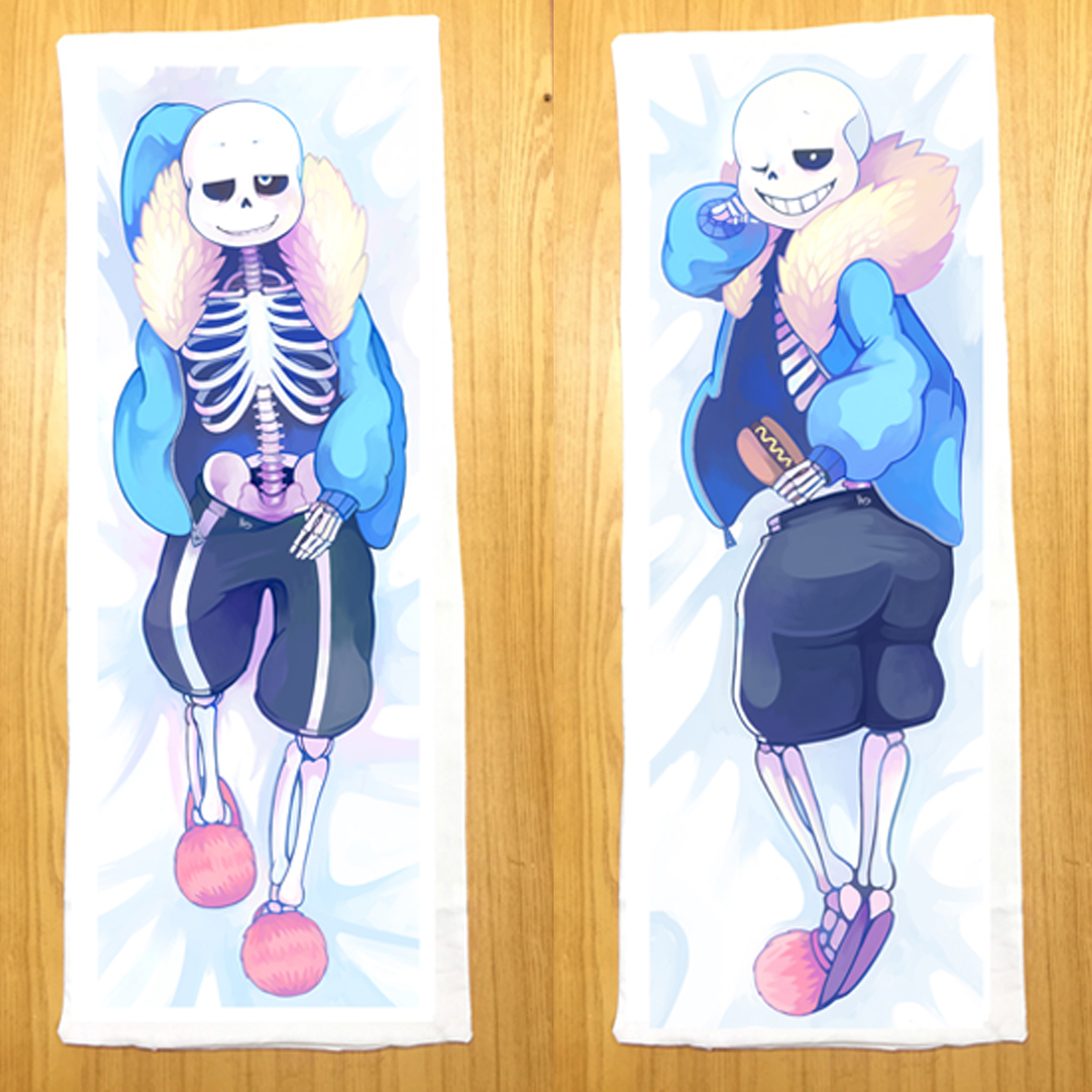 VỎ GỐI Sans Undertale  40cm x 100cm ÁO GỐI ÔM