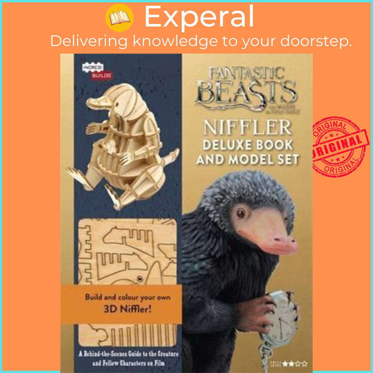Sách - IncrediBuilds - Fantastic Beasts - Niffler : Deluxe model and book set by Ramin Zahed
