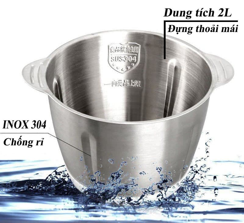 Máy xay thịt, máy xay đa năng INOX YOICE- 300W-Hàng chính hãng