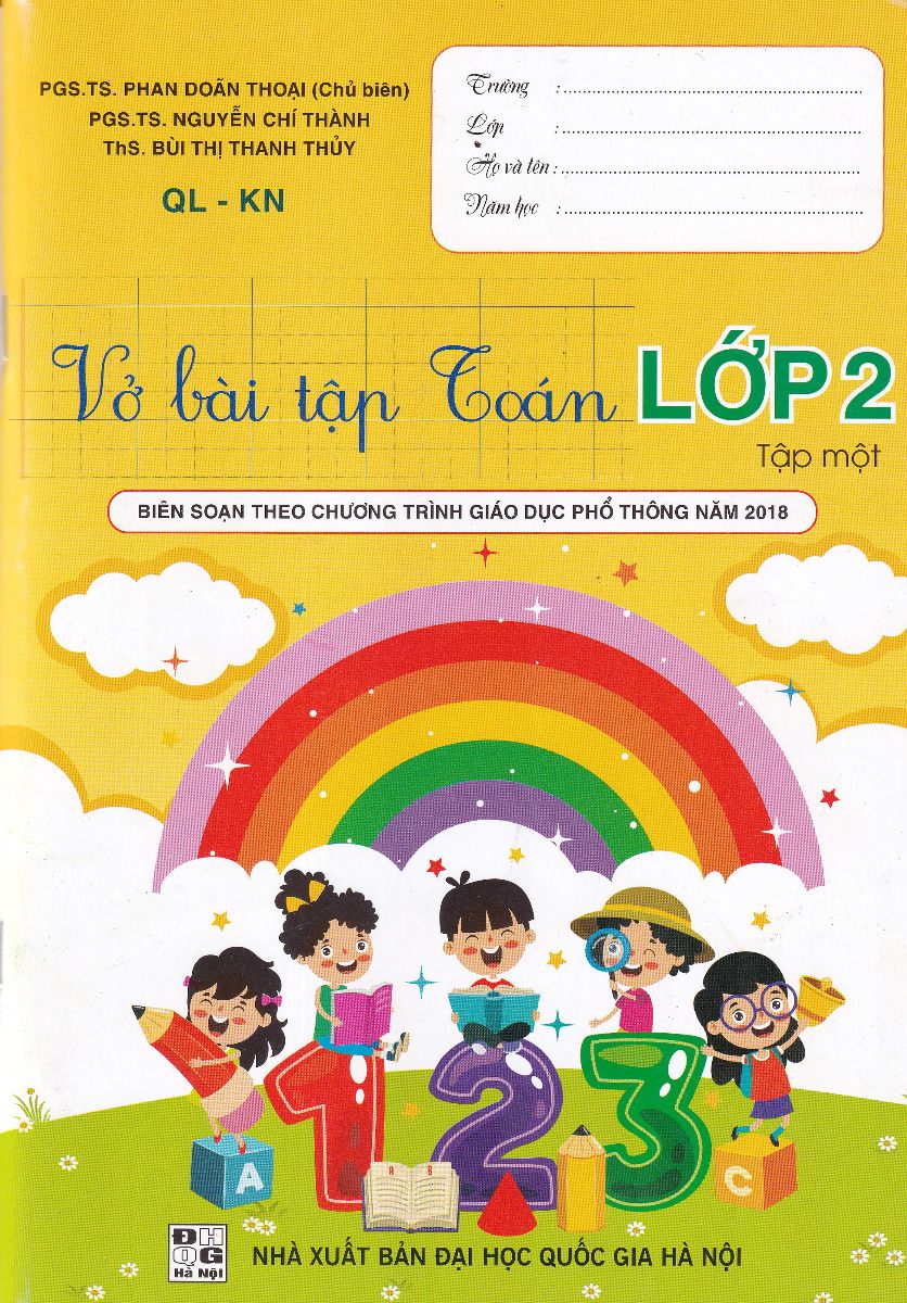 Sách - Vở bài tập toán lớp 2 tập 1 - Kết nối