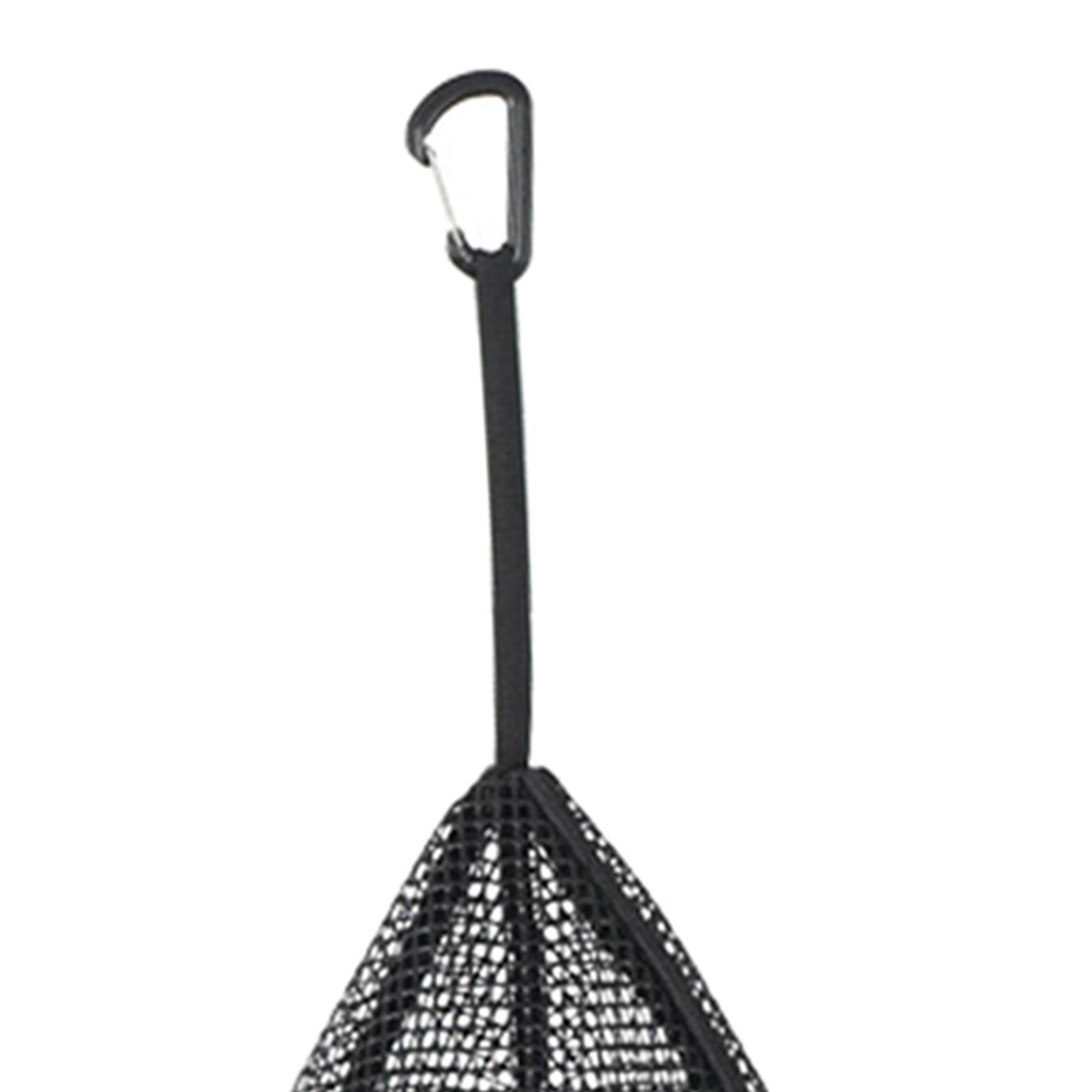 2x Portable Camping Dry Net Folding Triangle Hanging Mesh Foods Dish Dryer Rack Outdoor Picnic BBQ Grid Bag Shelf Storage Basket Tableware