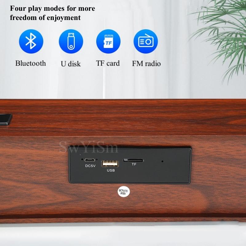 BT5.0 thanh bằng gỗ thanh máy tính xách tay máy tính xách tay đa phương tiện Color: 350MB