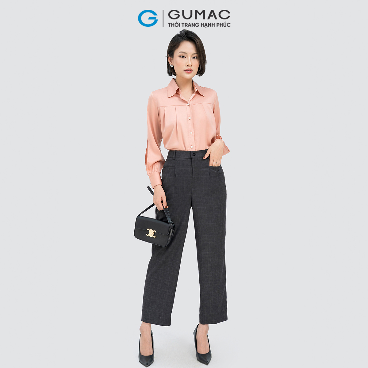 Quần ống đứng túi kiểu GUMAC QD04015