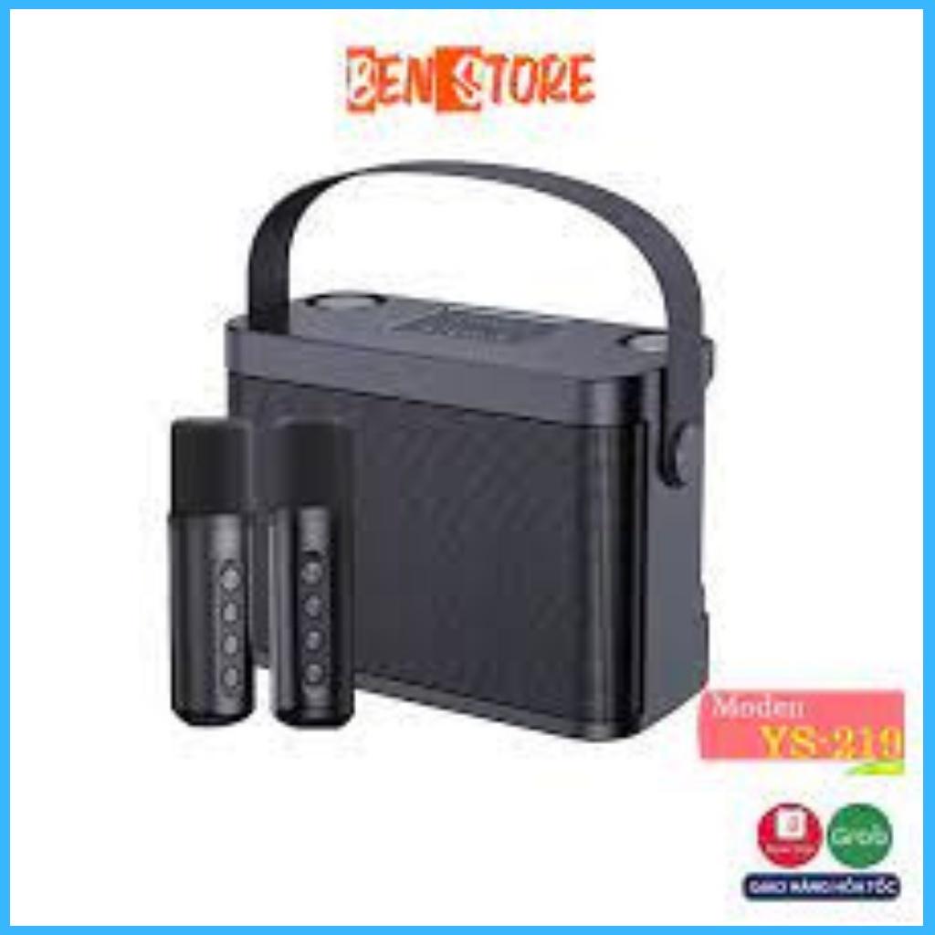 LOA KARAOKE BLUETOOTH YS-219 , KÈM 2 MIC KHÔNG DÂY , CỰC HAY