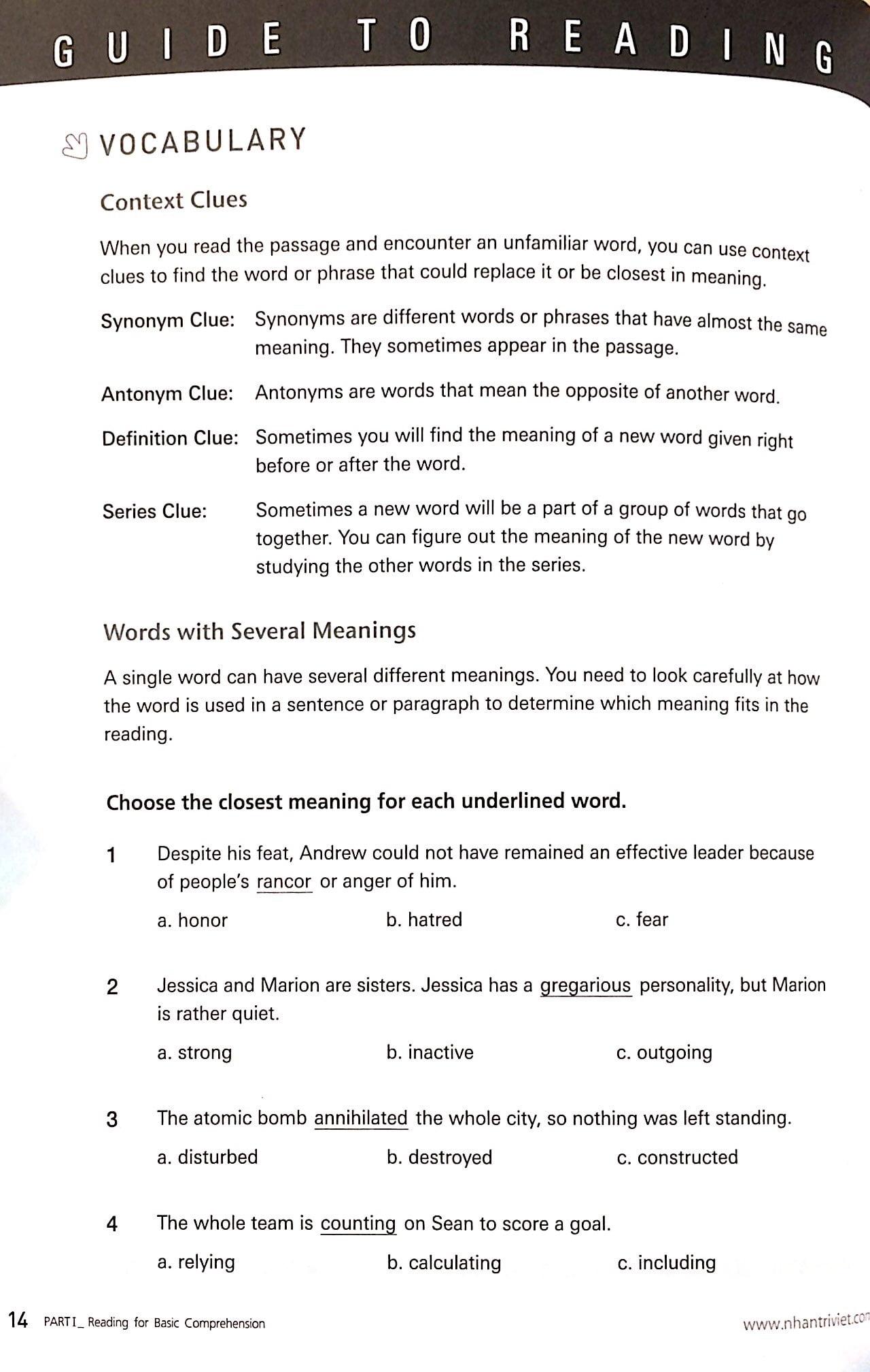 TOEFL iBT Activator Reading (Tập 3) - Advanced