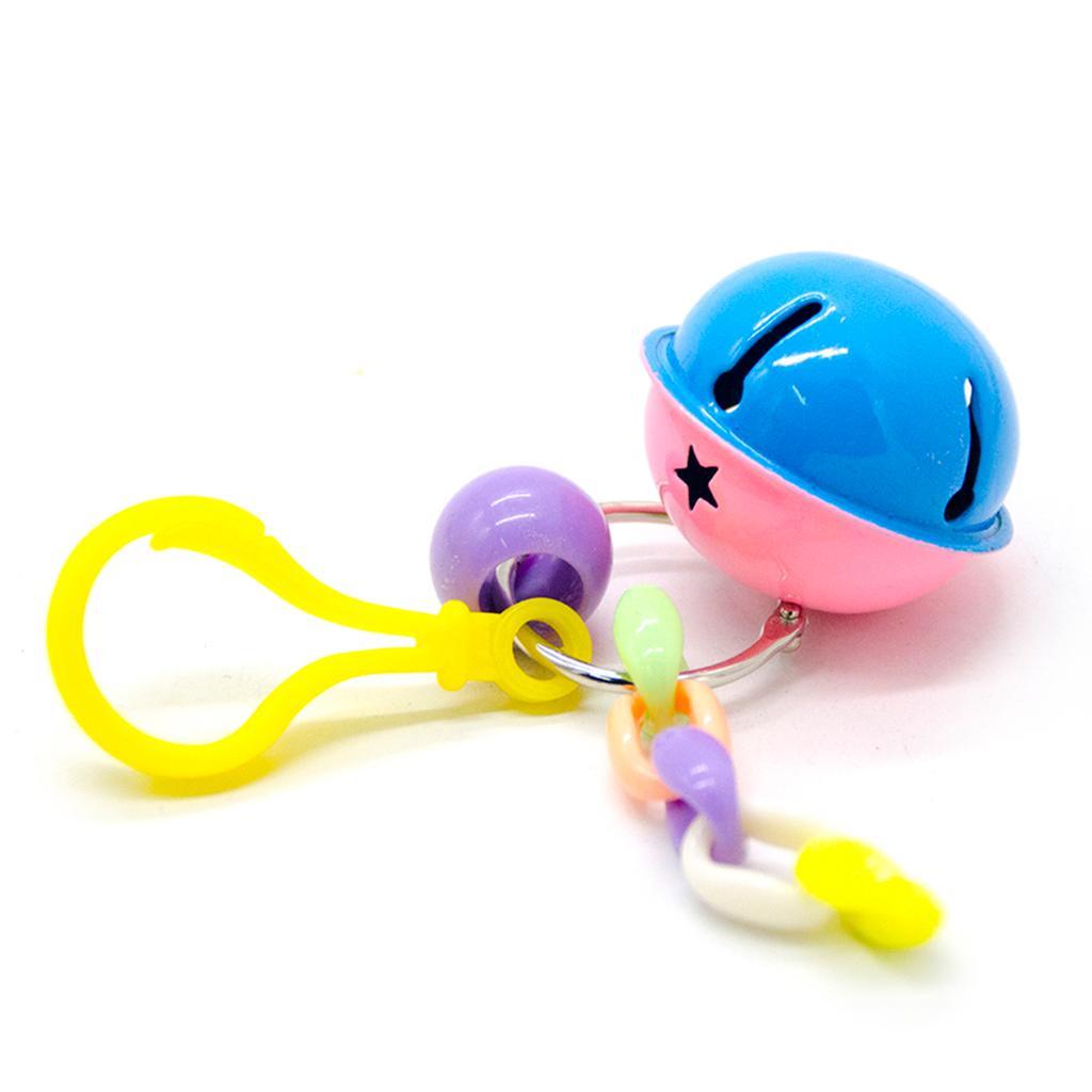 Bird Parrot Toy Hanging Bell Pet Birdcage Hammock Swing