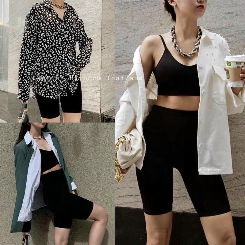 Quần ngố, quần legging lửng nữ co dãn, chất đẹp