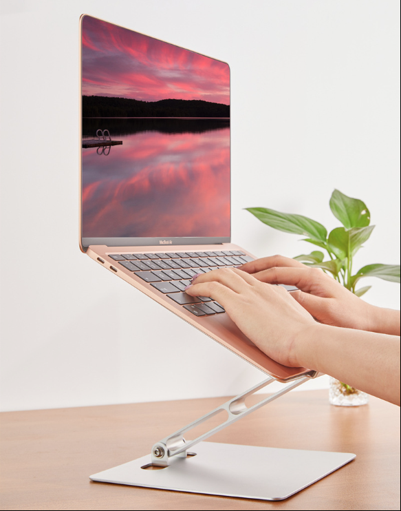 CP49 - Giá Đỡ Laptop Nhôm Cao Cấp Tản Nhiệt Macbook Máy 11 inch - 17 inch Để Bàn Sang Trọng.