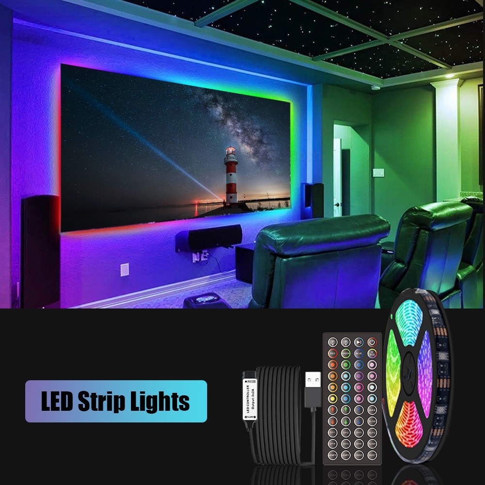 Đèn LED trang trí Decor RGB USB Tivi, Màn Hình Vi Tính Home Ceiling Party Festival