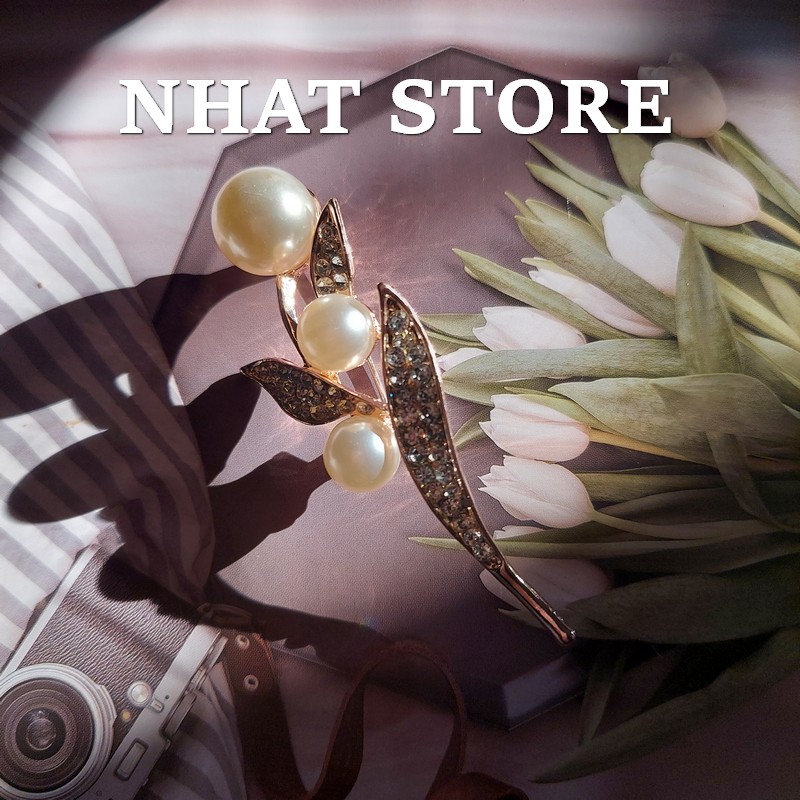 Ghim cài áo, cài áo đính đá cao cấp, trâm cài vest nam nữ đẹp