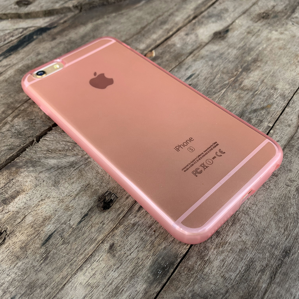 Ốp lưng dẻo cao cấp dành cho iPhone 6 plus / iPhone 6s plus - Màu hồng mờ