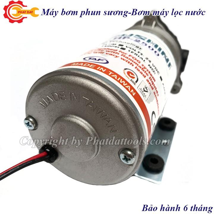 Máy bơm phun sương-Bơm tăng áp cho máy lọc nước FUSHINI HP2500 24V-Made in Taiwan