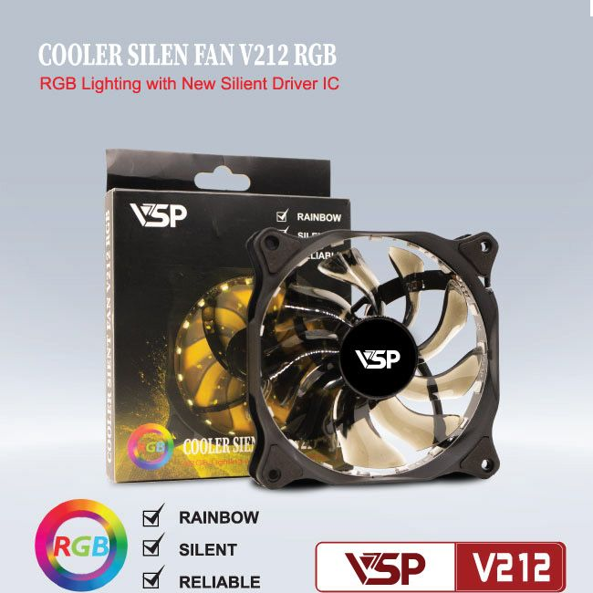 FAN CASE TẢN NHIỆT V212 SIÊU NHỎ GỌN PHÙ HỢP CHO MÁY TÍNH-JL