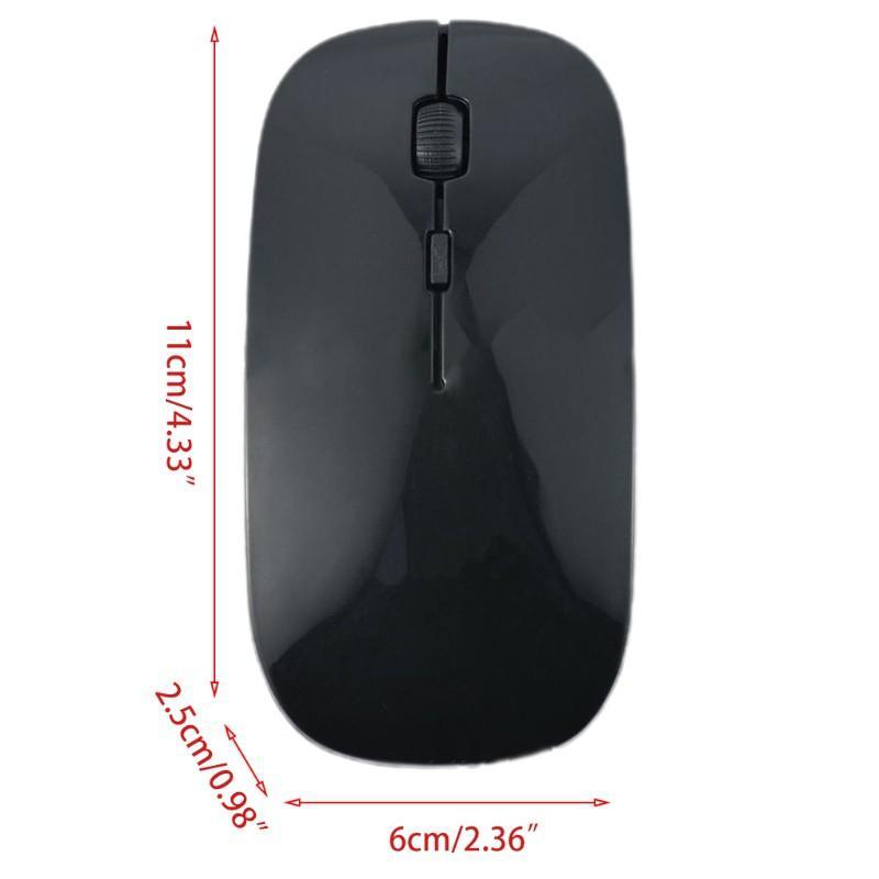 Chuột Quang Không Dây 2.4ghz Cho Pc / Laptop / Máy Tính