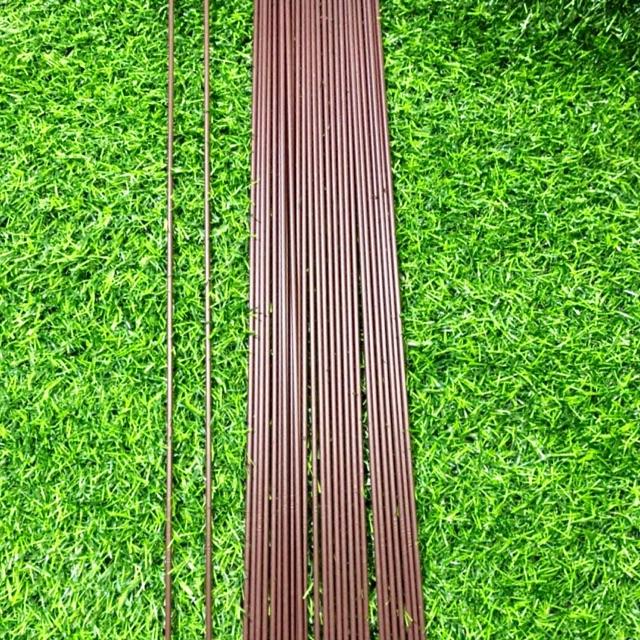 20 QUE SẮT BỌC NHỰA NÂU DÙNG CẮM UỐN HOA LAN 50cm