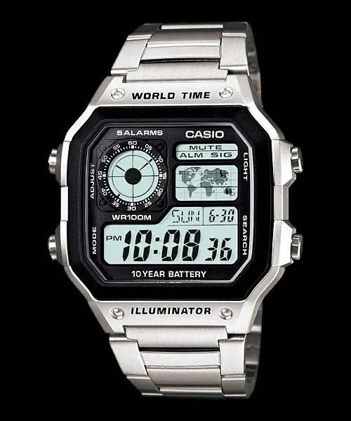 Đồng Hồ Nam Casio AE-1200WHD-1AVDF