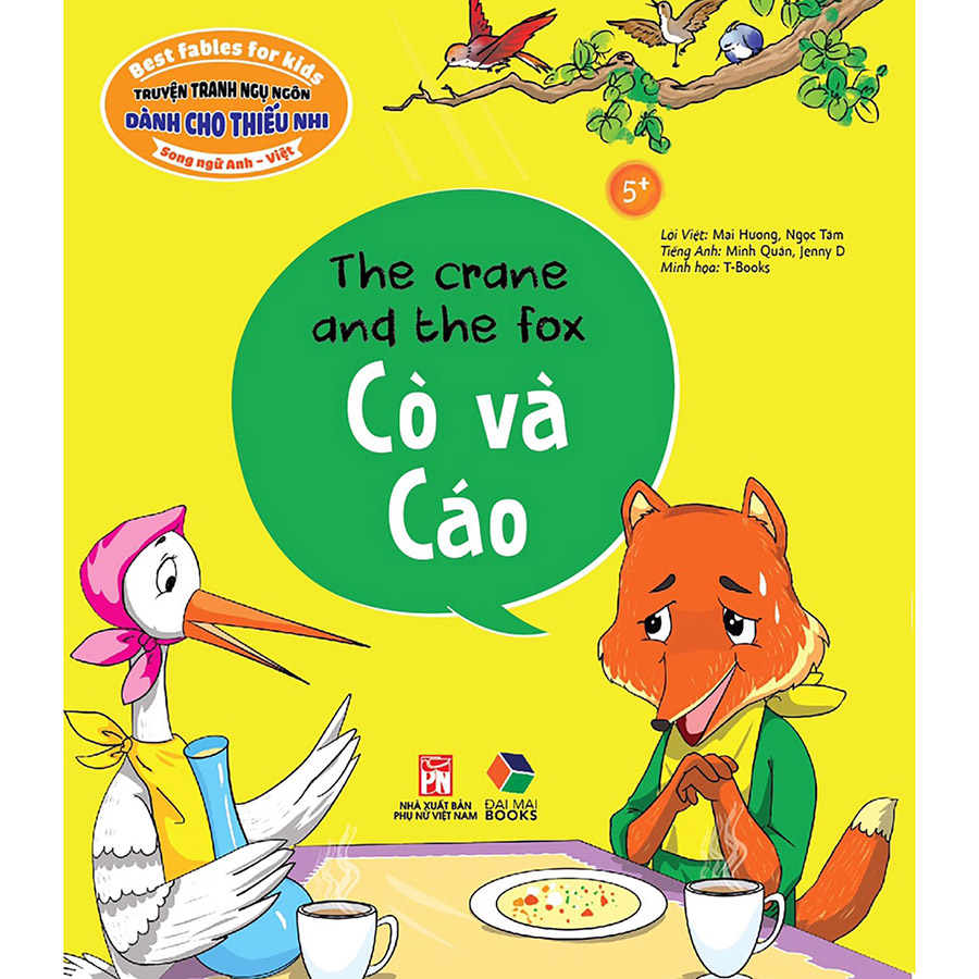 Truyện Tranh Ngụ Ngôn Dành Cho Thiếu Nhi: Cò Và Cáo