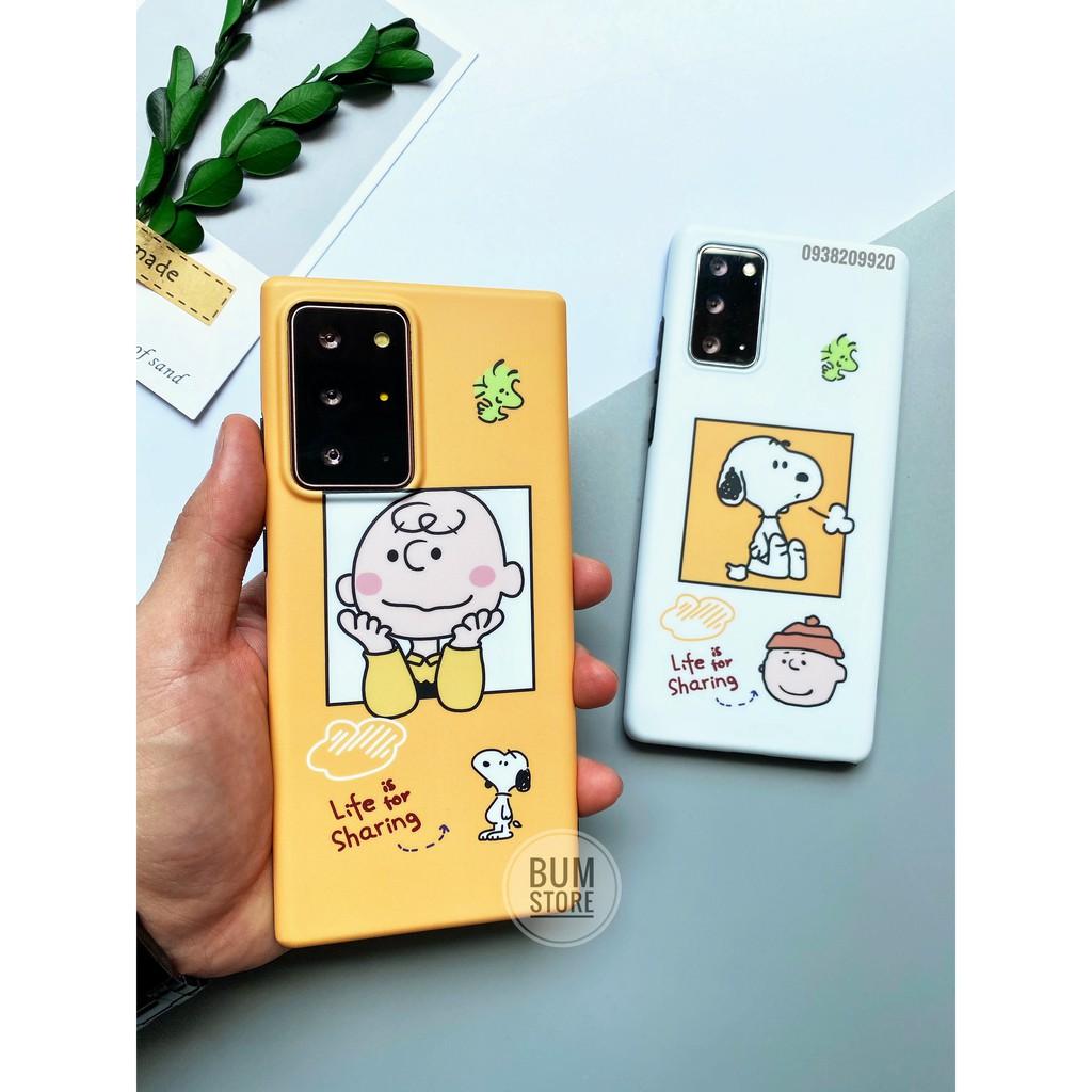 Ốp Lưng SNOOPY Dẻo Cho Samsung Galaxy S21 Ultra / S21 Plus / Note 20 Ultra / Note 20 / S20 Plus